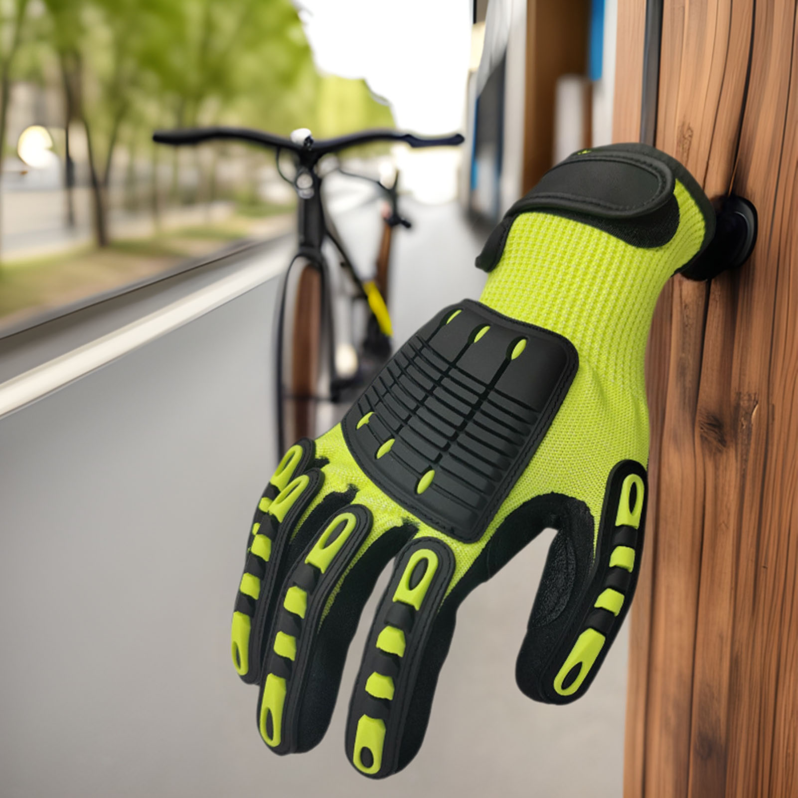 Work Glove Impact - Securty Work Gloves Cut Proof Anti