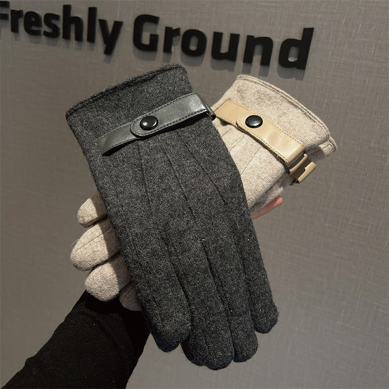 Gloves Men Wool Fleece Lined T - Wool Glove Lined review and price