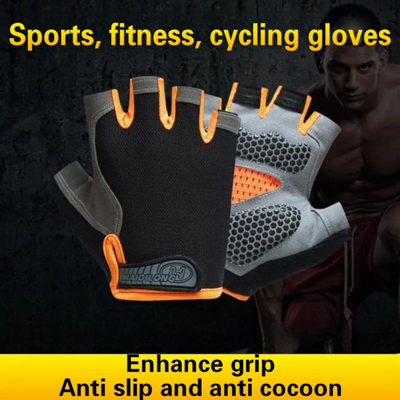 1Pair Half Finger Cycling Glov - Fingerless Glove Knit review and price