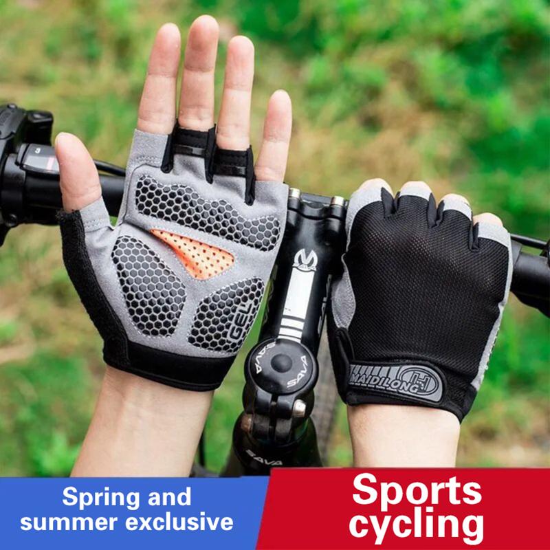 Unisex Half Finger Cycling Glo - Cycling Glove Padded review and price